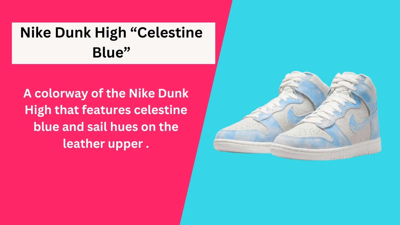 Nike Dunk High SE Clouds Celestine Blue