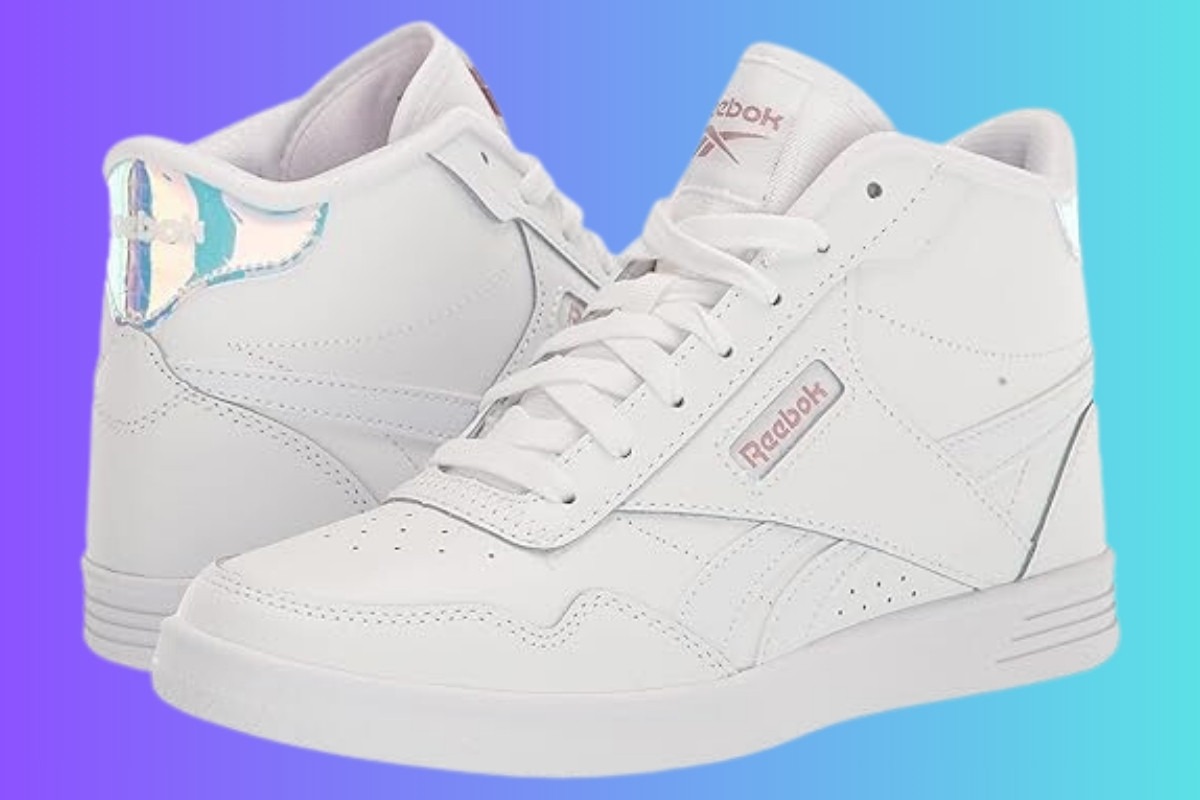 Reebok Womens Club C Performance Faux Leather High-Top Sneakers Review