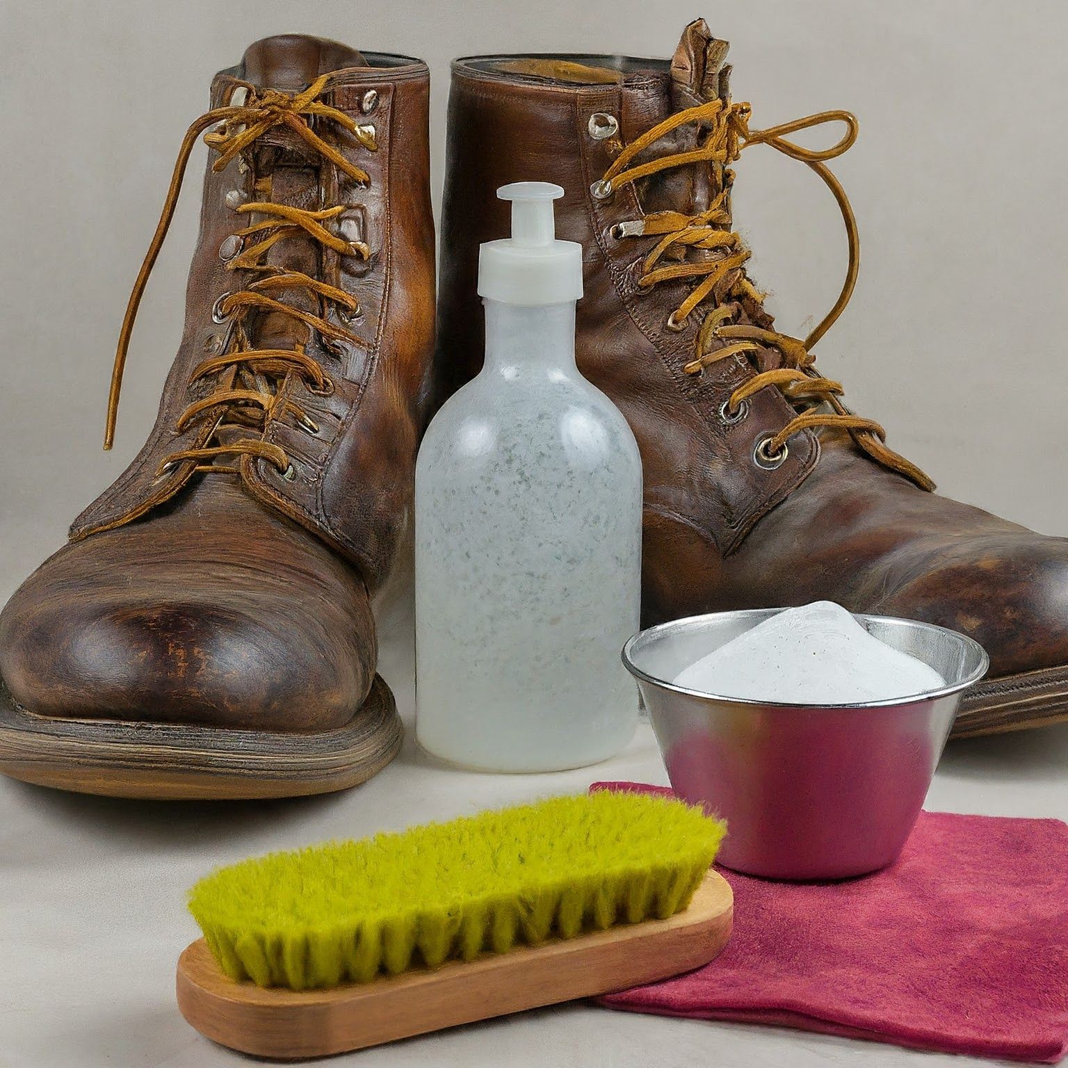 Leather Boot Cleaning
