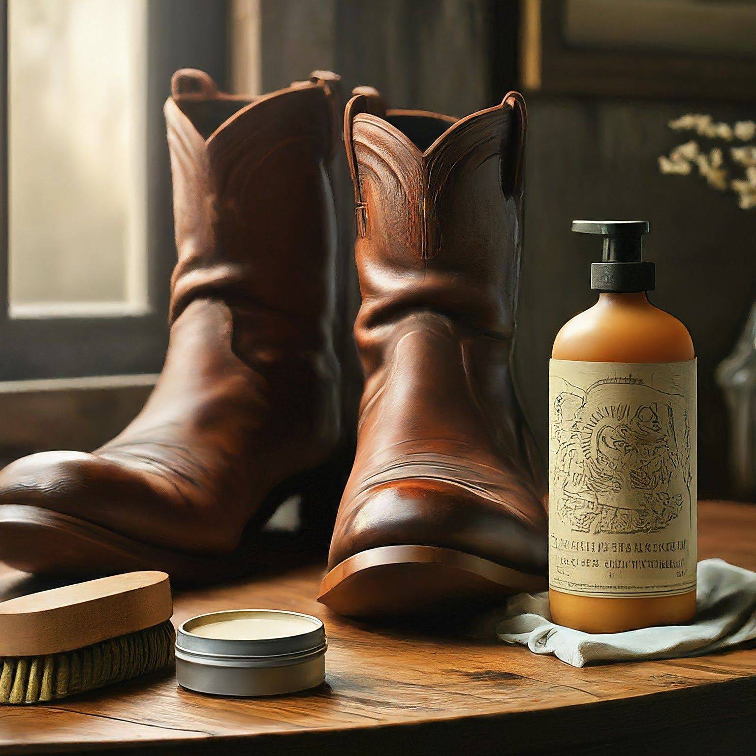 how to clean and condition leather boots