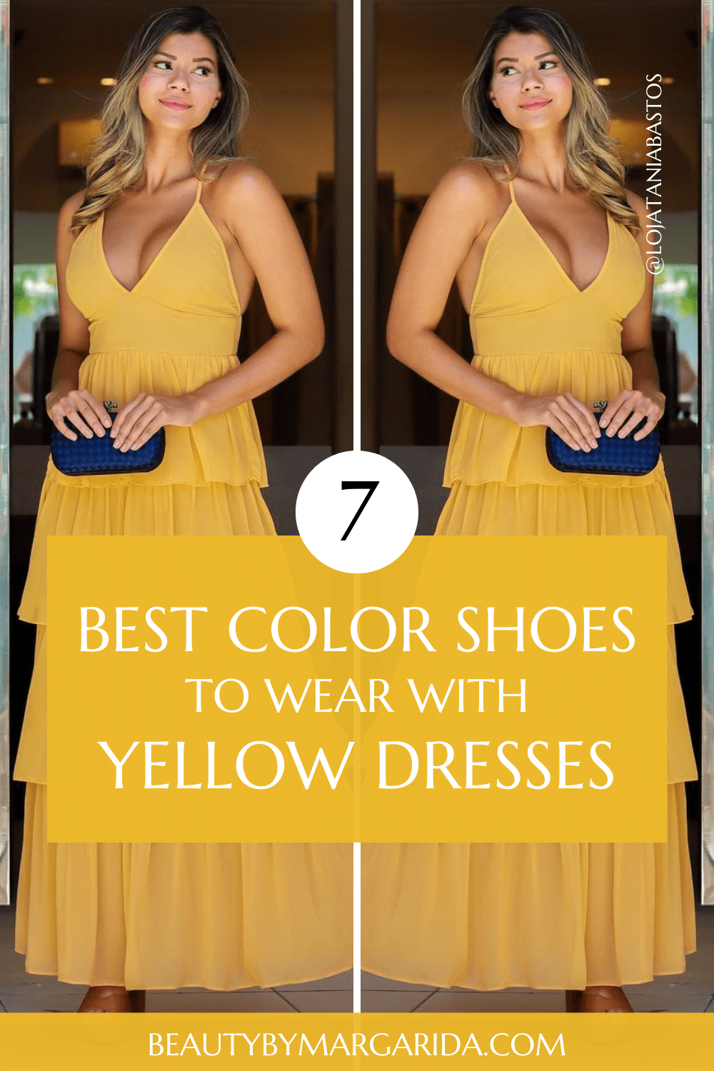 What Color Shoes to Wear With Yellow Dress